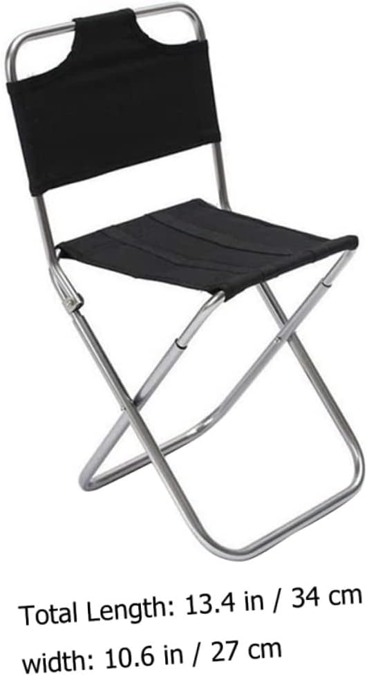 Totority Portable Picnic Folding Stool Outdoor Camping Fishing Chair Stable Design for Sports Outdoors