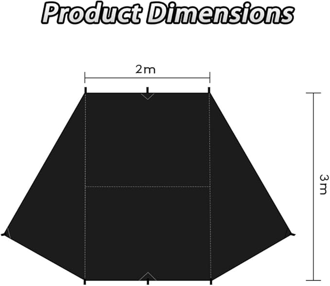 Car Side Awning Tent for VW Tiguan 2010-2025 SUV 5-Seater Oxford Fabric Camping Vehicle Side Sun Shelter Portable Tailgate ShelterBlack-2m Iron Rod Set