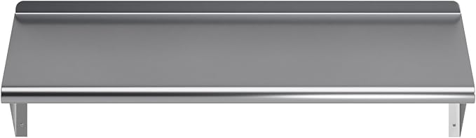 AmGood 12 X 36 Stainless Steel Wall Shelf | NSF | Metal Shelving | Garage Laundry Storage Utility Room | Restaurant Commercial Kitchen