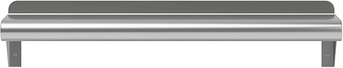 AmGood 6 in. x 24 in. Stainless Steel Wall Shelf | NSF | Metal Shelving | Garage Laundry Storage Utility Room | Restaurant Commercial Kitchen