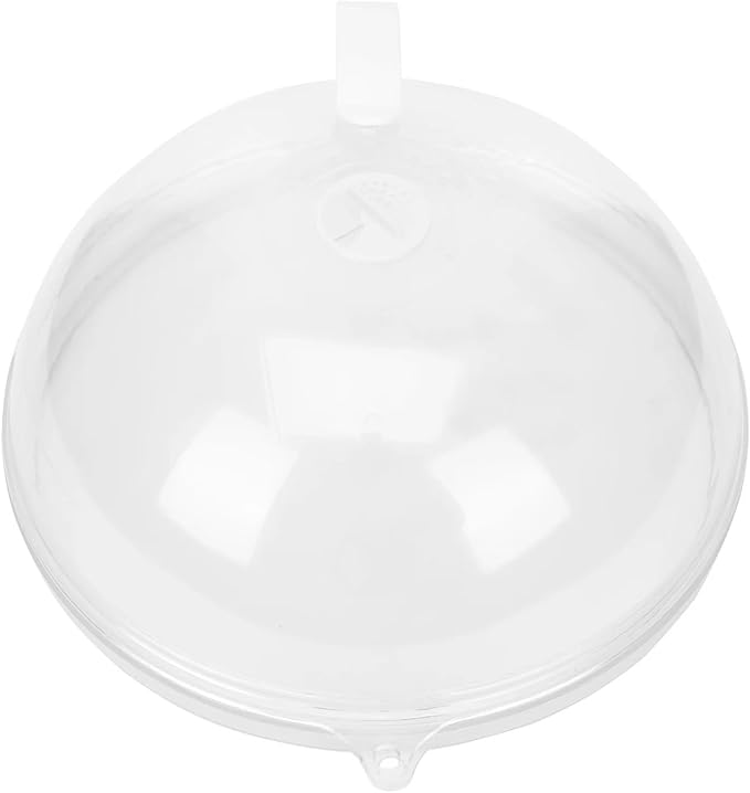 1Pcs Transparent Food Cover Spray-Proof Microwave Heating Lid High Temperature Resistance Oven Dish With Tray