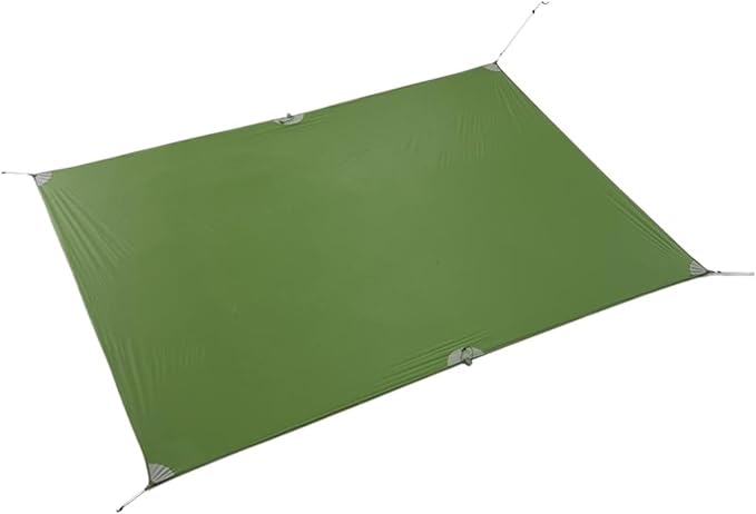 Compatible for Tarp Lightweight MINI Sun Shelter Camping Mat Tent Footprint 15D Nylon Silicone(Dark Green 210x300CM)