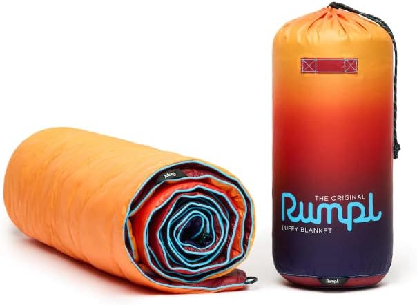 Rumpl Original Puffy 2-Person Blanket for Camping and Outdoors Pyro Fade (v1)