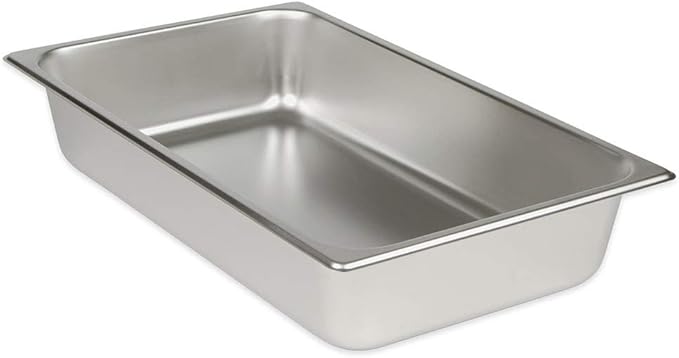 Update International (STP-1004) Full-Size Steam Table Pan 25 Gauge 4 Deep
