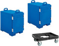 Blue Commercial Catering Insulated 10-Pan Food with Dolly and Strap (29A-160)