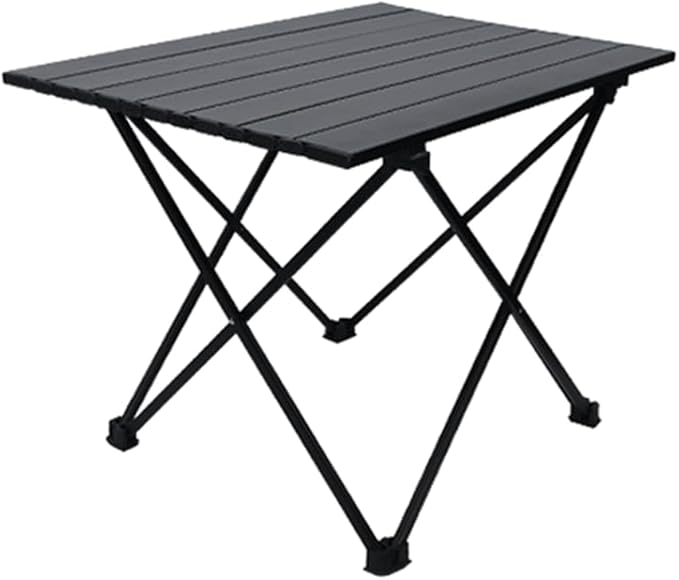 Folding Camping Table Ultra Lightweight and Thickened Aluminum Alloy Outdoor Folding Portable Picnic Table Camp Table Easy to Carry Suitable for Outdoor Picnics BBQ Patio