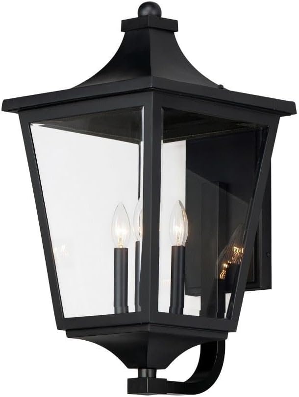 Maxim Sutton Place VX - 3 Light Outdoor Wall Mount-24.75 Inches Tall and 13 Inches Wide