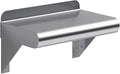 NSF Certified 18 Gauge Heavy Duty Stainless Steel Wall Shelf with Brackets for Kitchens Utility Rooms Storage Offices &amp Home (10x6)