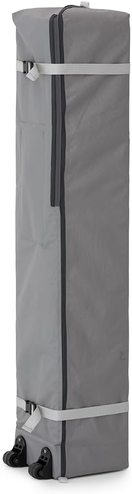 CORE 10 FT x 10 FT Instant Pop Up Canopy Tent | Portable Straight Leg Outdoor Gazebo Shelter with Wheeled Carry Bag | Perfect for Camping Beach Picnic Backyards BBQ Tailgate Patio and Party