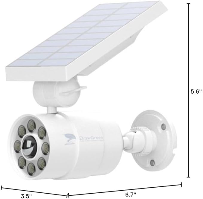 Motion Sensor Outdoor Solar Lights Waterproof Aluminum alloy(Not plastic) Solar Spot Lights Solar Motion Detector Lights for Outside Patio Porch Wall Driveway Garden 100-Week FREE Refund/Replacement