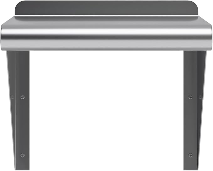 NSF Certified 18 Gauge Heavy Duty Stainless Steel Wall Shelf with Brackets for Kitchens Utility Rooms Storage Offices &amp Home (12 x 12)