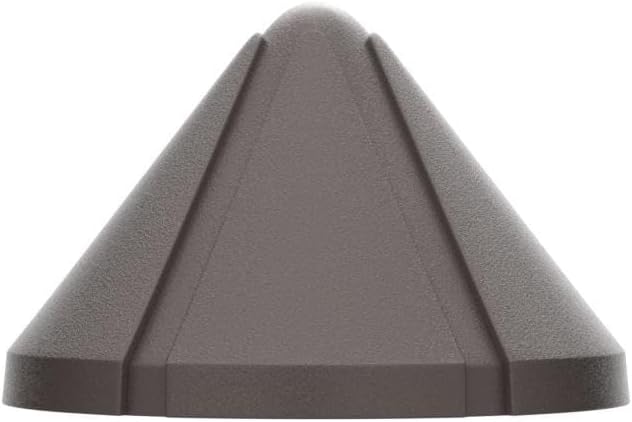 LEONLITE 5CCT Low Voltage LED Deck Light 12-24V AC/DC Triangle Stair Railing Light CRI90 IP65 Aluminum Landscape Step Fence Lighting 1800K/2700K/3000K/4000K/5000K Oil Rubbed Bronze Pack of 4