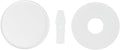 Restaurantware LIDS ONLY: Coppetta 3.82 x 0.63 Inch To Go Cup Lids 200 Durable Ice Cream Cup Lid - With Plastic Spoon For Hot &amp Cold Foods White Paper Disposable Lid For Dessert Cups