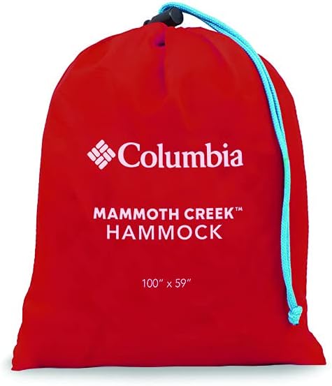 Columbia Hammock | 1 Person Outdoor Camping Hammocks for Men Women and Kids. Essential Backpacking Gear Perfect for Hiking or Just Hanging Out