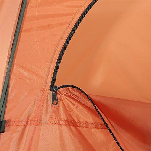 Portable Instant Camping Pop Up Tent - Camping Beach Shade Outdoor Setup for Privacy Shower Toilet for Family Camping Hiking &amp Traveling Tent with Bag (Orange)