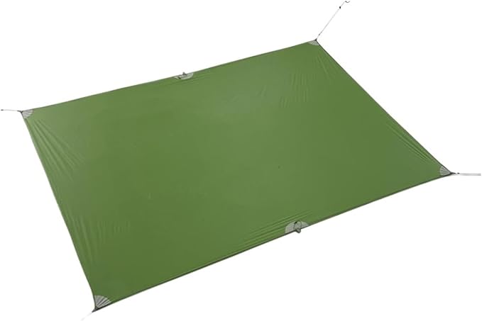 Compatible for Tarp Lightweight MINI Sun Shelter Camping Mat Tent Footprint 15D Nylon Silicone(Dark Green 210x300CM)