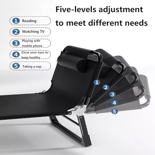 Portable Folding Adult Bed with Detachable Cotton Pad Heavy Duty Steel Frame Camping Cot for Indoor &amp Outdoor(175 * 56 * 26CM)