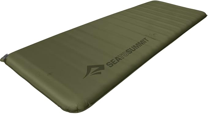 Sea to Summit Camp Plus Self-Inflating Foam Sleeping Mat for Camping Rectangular - Regular (72 x 25 x 3 inches)
