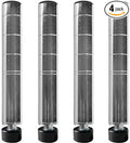 SI Shelving Inc. 6 h Chrome Wire Shelving Posts 4 Count