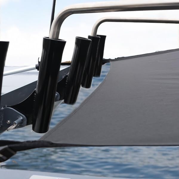 T-Top Extender/Sun Shade Easy Install Extend Shaded Area up to 5ft (Gray Width 6' x Length 5')