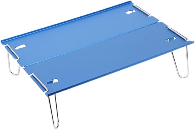 Folding Camping Table Portable Aluminum Alloy Outdoor Picnic Table Compact and Lightweight for BBQ Hiking and Camping