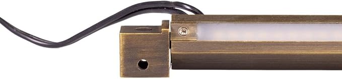 VOLT 12V 0.5W 3 Cast Brass (Bronze) 360-Degree Rotatable 2700K Warm White LED Hardscape Light (15 Lumens) for Low Voltage Outdoor Step Deck Masonry &amp Wall Lighting