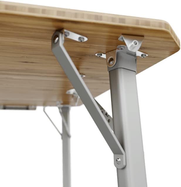 Dometic GO Compact Camp Table - Bamboo Table with Adjustable Height - Foldable and Portable | Carrying Case Sold Separately
