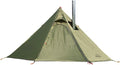 Tipi Hot Tent with Fire Retardant Stove Jack for Flue Pipes 2~3 Person Lightweight Teepee Tents for Family Team Outdoor Backpacking Camping Hiking