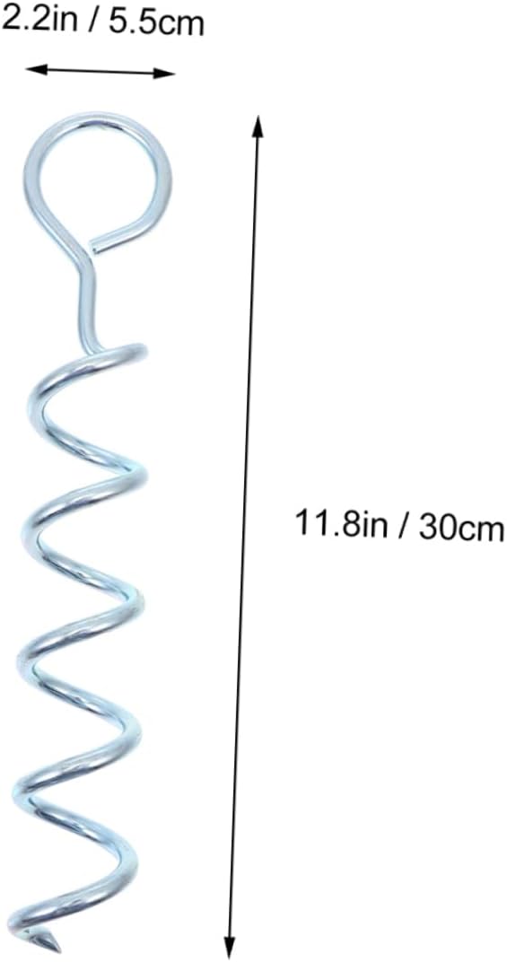 YARNOW 3Pcs Iron Tent Stakes for Camping Durable Outdoor Tent Pegs with Sharp Ends for Reusable Stakes for Tent and Tarp Heavy Duty Ground Anchors for Wind Resistance