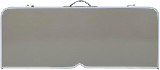 Folding Camping Table with 4 Seats Steel Aluminium