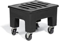 PolyMight Mobile Heavy-Duty Poly Dunnage Rack with Caster Wheels for Warehouses and Commercial Industrial Storage 18 x 22 x 16 with 600 lb Capacity
