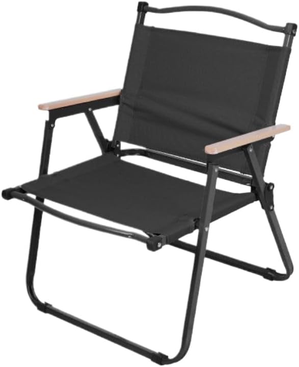 Portable Camping Chair Lightweight Folding Outdoor Chair with Roll Up Top Easy Assembly Durable Design Perfect for Campers Hikers Travelers Family Outings Carry Bag Included