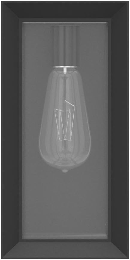 ledmo Outdoor Wall Light 1800Lm Modern Outdoor Porch Light 3000K Bright Lighting Black Exterior Lighting Fixture Waterproof Christmas Fixture for HousePatioGarageBackyardHallway（2 Pack