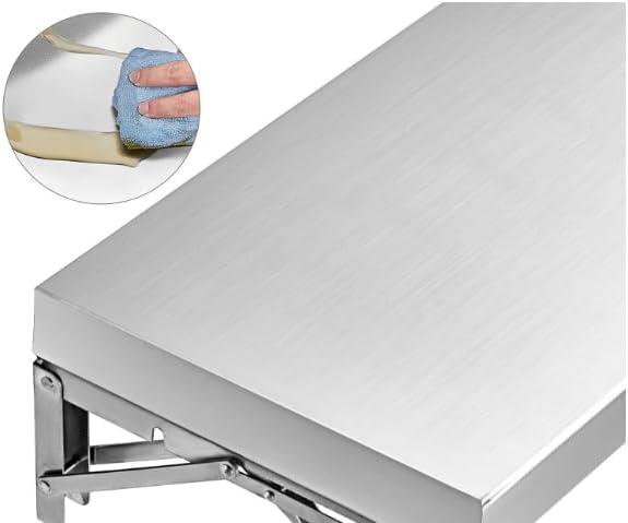 Fit for Uimoso 6 Foot Shelf for Concession Window 70.9x11.4x1.8 Inch 201 Stainless Steel