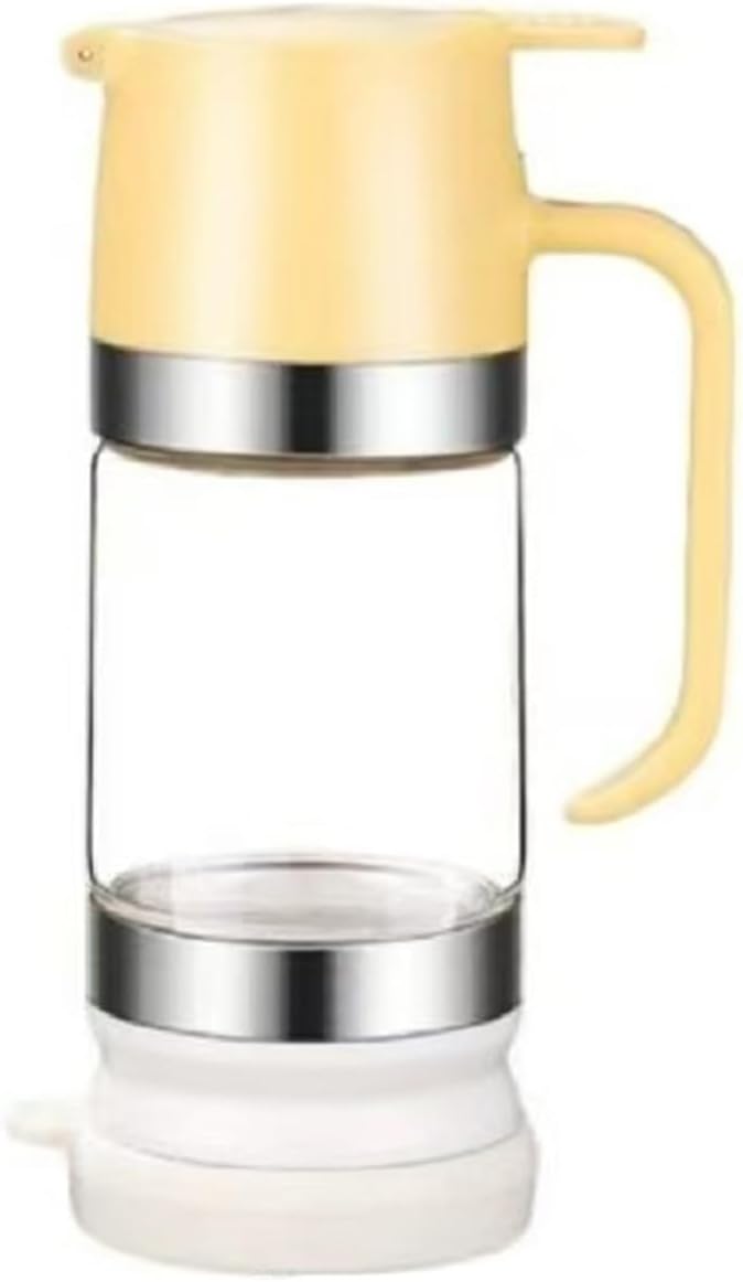 High Borosilicate Glass Honeys Bottle Leak Storage Container for Syrups and Sweeteners Portable Syrup Dispenser Kitchen