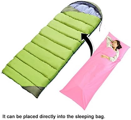 Sleeping Bag Liner Cotton Lightweight Travel Sleep Sack Sleeping Sheet for Adults Camping Hiking Picnic Travel Hotel Backpacking