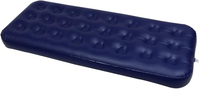 POPETPOP 1Pc Portable Inflatable Air Mattress Bed Foldable Outdoor Sleeping Cushion for Camping Beach to Clean Breathable Lightweight Mat