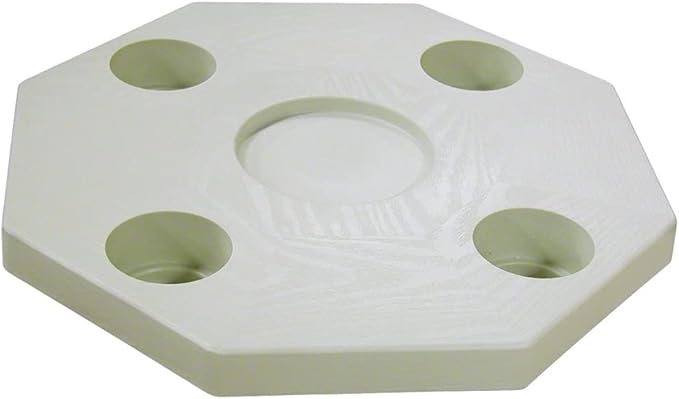 JIF Marine Octagonal Ivory Table Top Only (No Pedestal)
