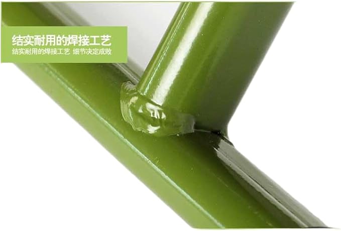 16 inch Folding Chair Fishing Chair Folding Camping Stool Green Alloy Steel Frame Suitable for Outdoor Activities Such as Camping and Fishing.