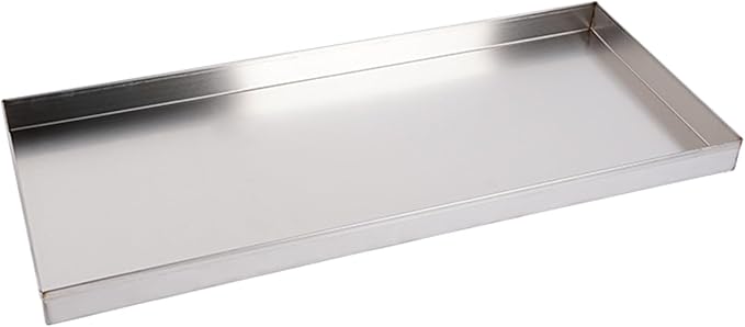 Durable 304 Stainless Steel Universal Water Tray Rustproof Collection Tray for Water &amp Oil Air Conditioning Condenser (50x40cm/20x16in) Easy to Clean &amp Maintain