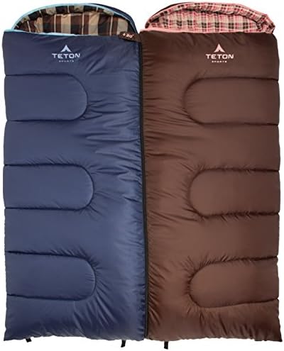 Teton Junior 20 Degree and 0 Degree Sleeping Bags. Finally Sleeping Bag for Boys Girls All Kids Warm and Comfortable for All Camping Weather and Built to Last