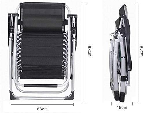 Sun LoungersSun Lounger Garden Chairs Folding Chair Camping Chairs Patio Chairs Reclining Outdoor Beach Lawn Camping Portable Chair for Heavy People Folding Sun Lounger Needed