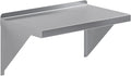 AmGood 14 x 24 Stainless Steel Wall Shelf | Appliance &amp Equipment Metal Shelving | Kitchen Restaurant Garage Laundry Utility Room | Heavy Duty | Squared Edge | NSF Certified