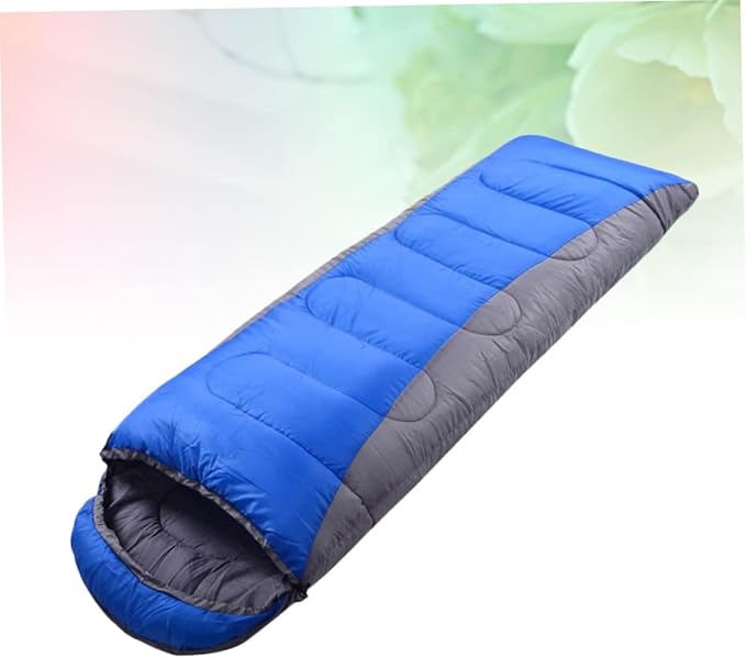 KESYOO Winter Thickened Camping for Adults Outdoor Hiking Sleep Sack with Drawstring Hood and Windproof Zipper Lightweight Durable Warmth for Backpacking and Survival Activities