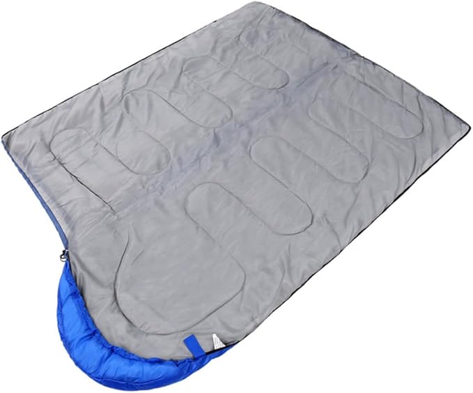 STOBAZA Winter Thickened Outdoor Camping for Adults Lightweight Hiking Sleep Sack with Drawstring Hood Cold Weather Gear for Backpacking and Trekking