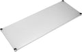 Eapmic Undershelf for Work Tables Adjustable Lower Shelf Stainless Steel Bottom Shelf Add for Commercial Prep Table Restaurant Kitchen Bakery Garage Workshop Use (57.09x21.65in)