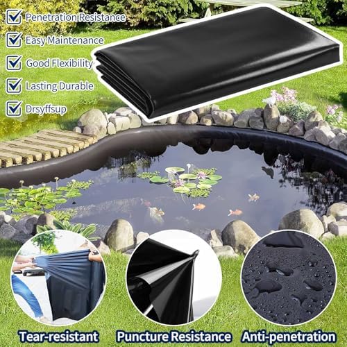 Folding Camping Cot for Adults Heavy Duty Outdoor Bed with Carry Bag Layer Travel Camp Cots Portable Cot Extra WidePond Liner Heavy Duty Flexible Pond Lining Film Fish Pond Bed Liners Folda