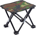 Happyyami Camouflage Folding Stool Portable Fishing Chair Sturdy Outdoor Gear Camping Seat Large Size
