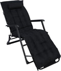 3 in 1 Oversized Folding Camping Cot 20 * 35 3+2 Positions Adjustable Patio Chaise Lounge Chair Sleeping Cots for Adults Portable Cot Bed Lawn Recliner for Bedroom Pool Beach Black
