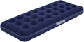 Bestway Pavillo Single Size Air Bed | Inflatable Outdoor Indoor Airbed for Camping Quick Inflation Air Mattress Blue